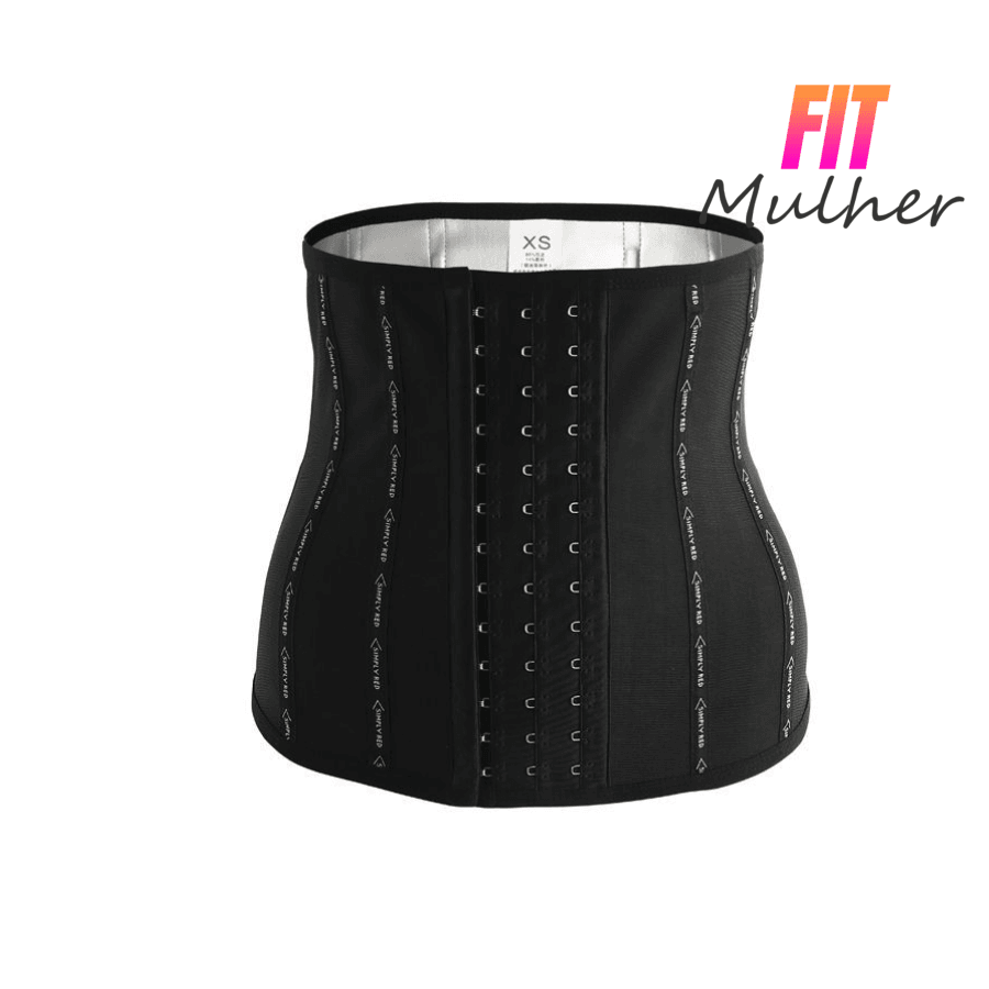 Cinta Modeladora Efeito Sauna - FIT MULHER Modela Cintura, Queima Calorias, Barbatanas de Aço