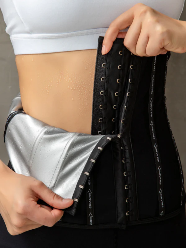 Cinta Modeladora Efeito Sauna - FIT MULHER Modela Cintura, Queima Calorias, Barbatanas de Aço