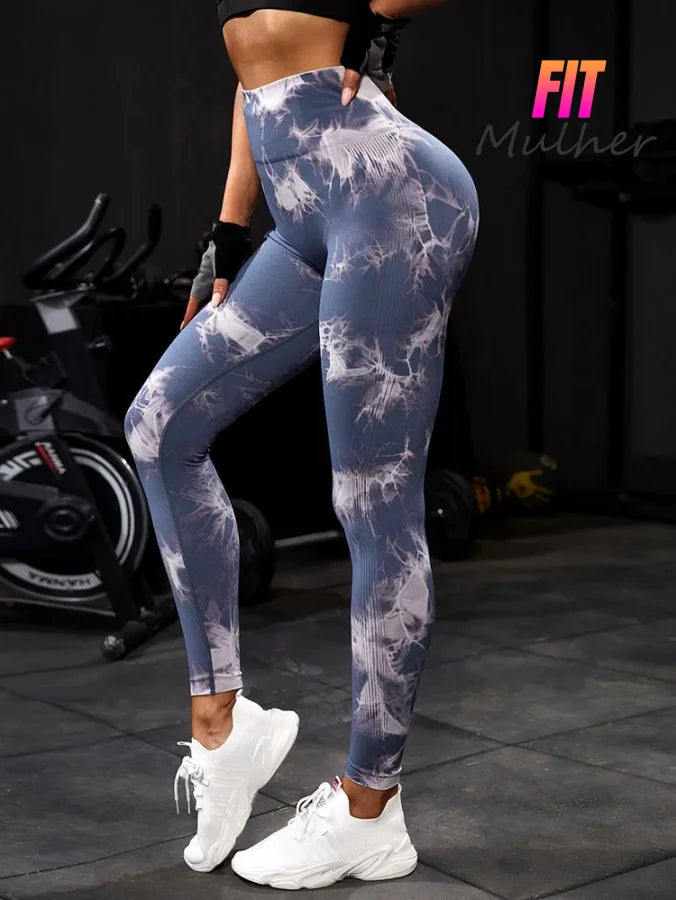 Legging Marmorizada Empina Bumbum