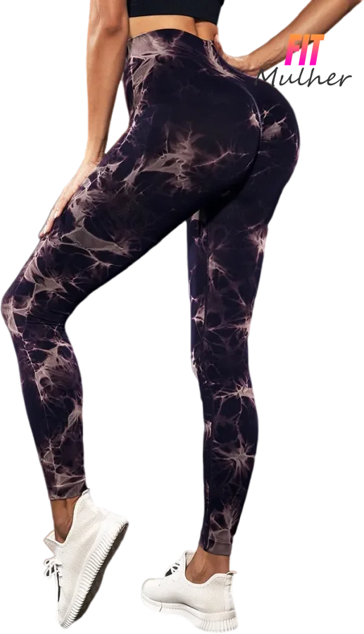 Legging Marmorizada Empina Bumbum