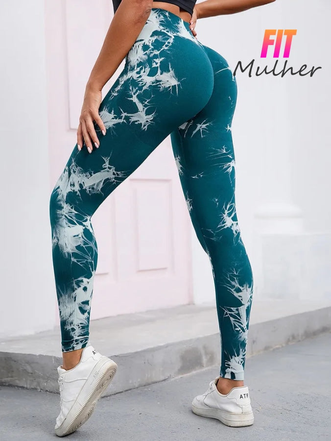 Legging Marmorizada Empina Bumbum