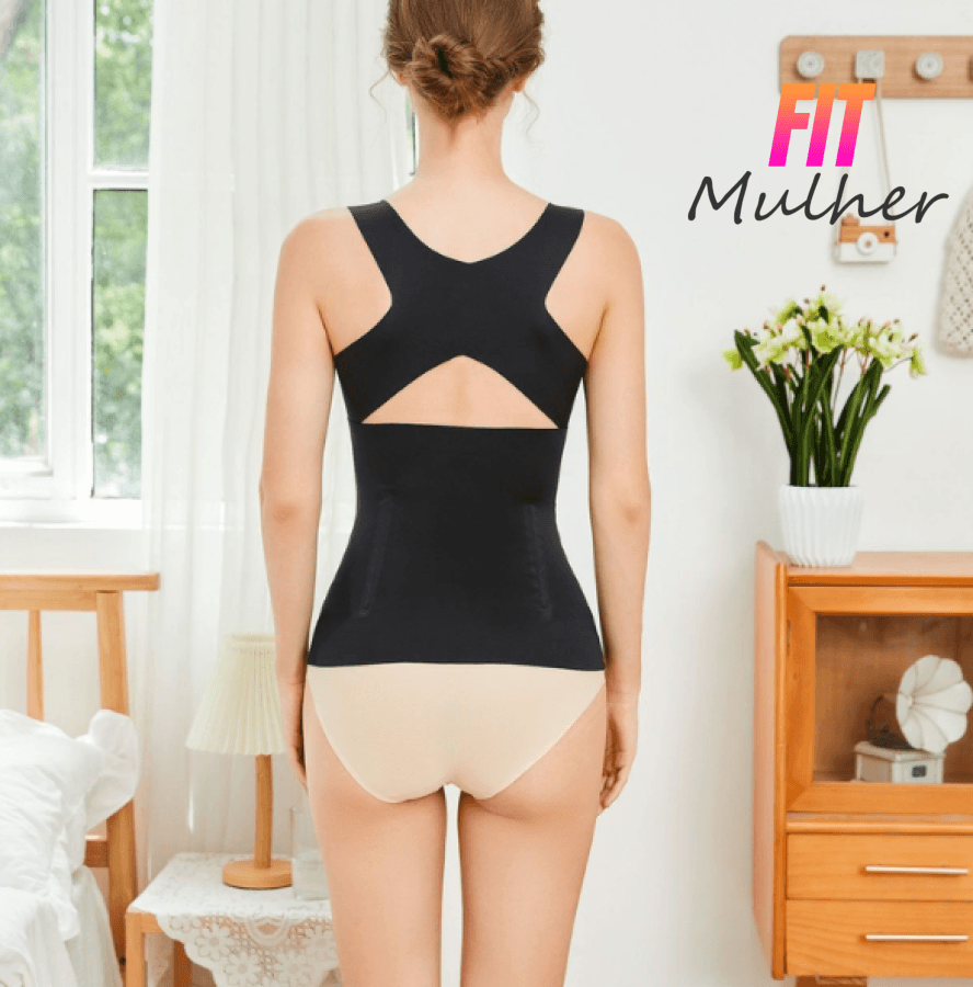 Liquidação: SUTIÃ 4 em 1 Longo - Melhor Postura - Realça e Sustenta - Modela a Cintura