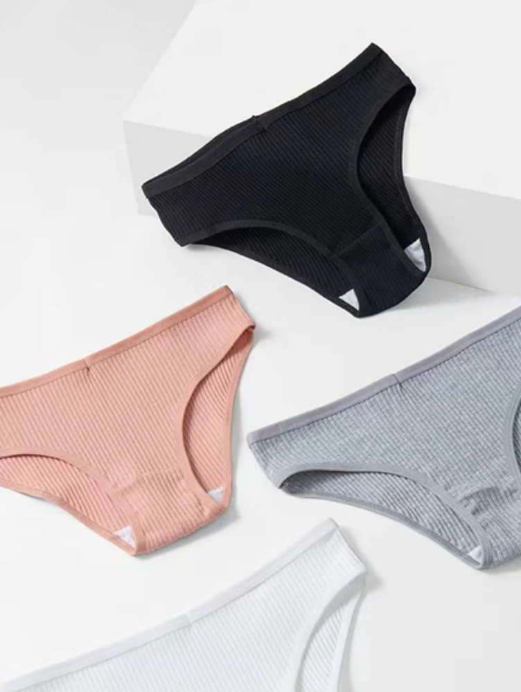 Oferta Kit: 3 Calcinhas 100% Algodão