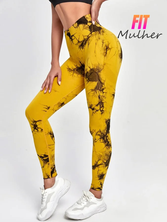 Legging Marmorizada Empina Bumbum