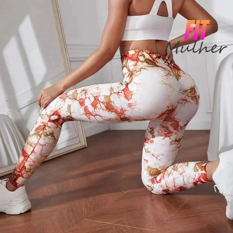 Legging Marmorizada Empina Bumbum