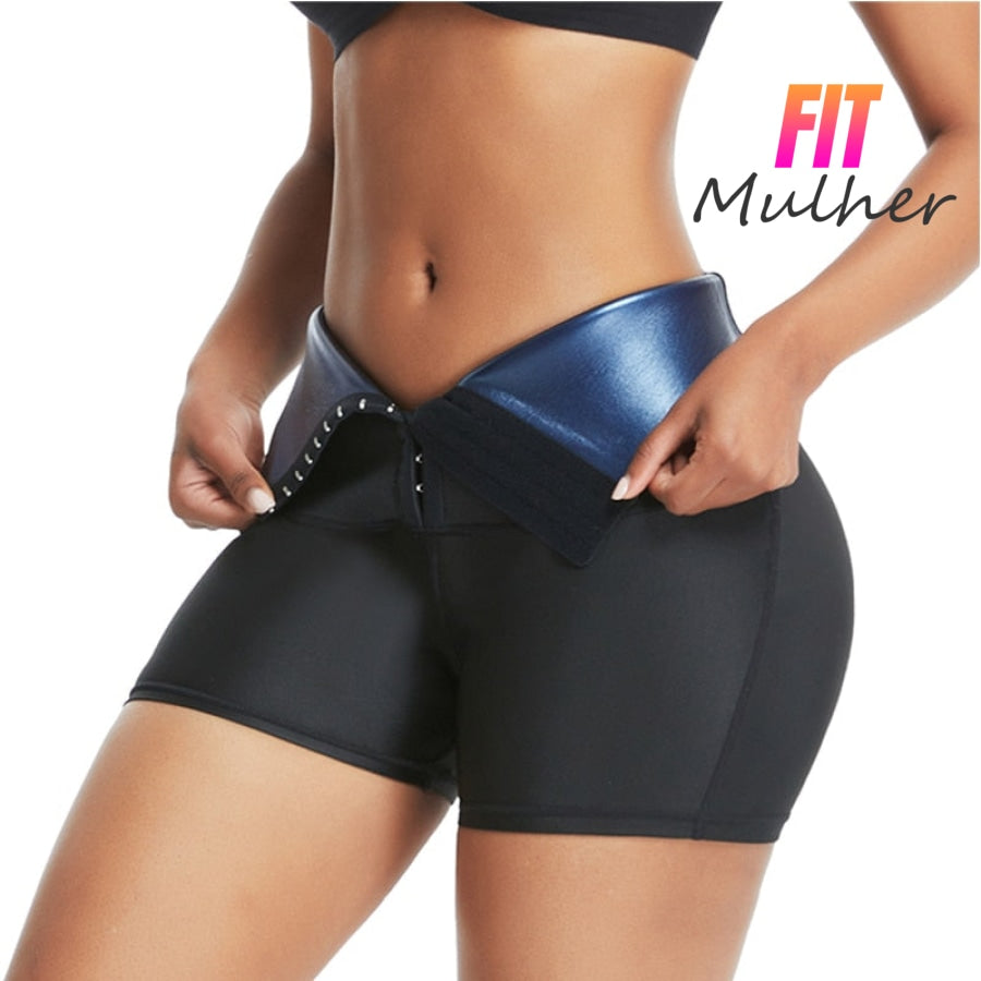 Shorts Trainer Efeito Sauna - APENAS BARRIGA